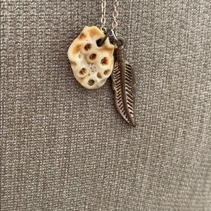 Feather necklace